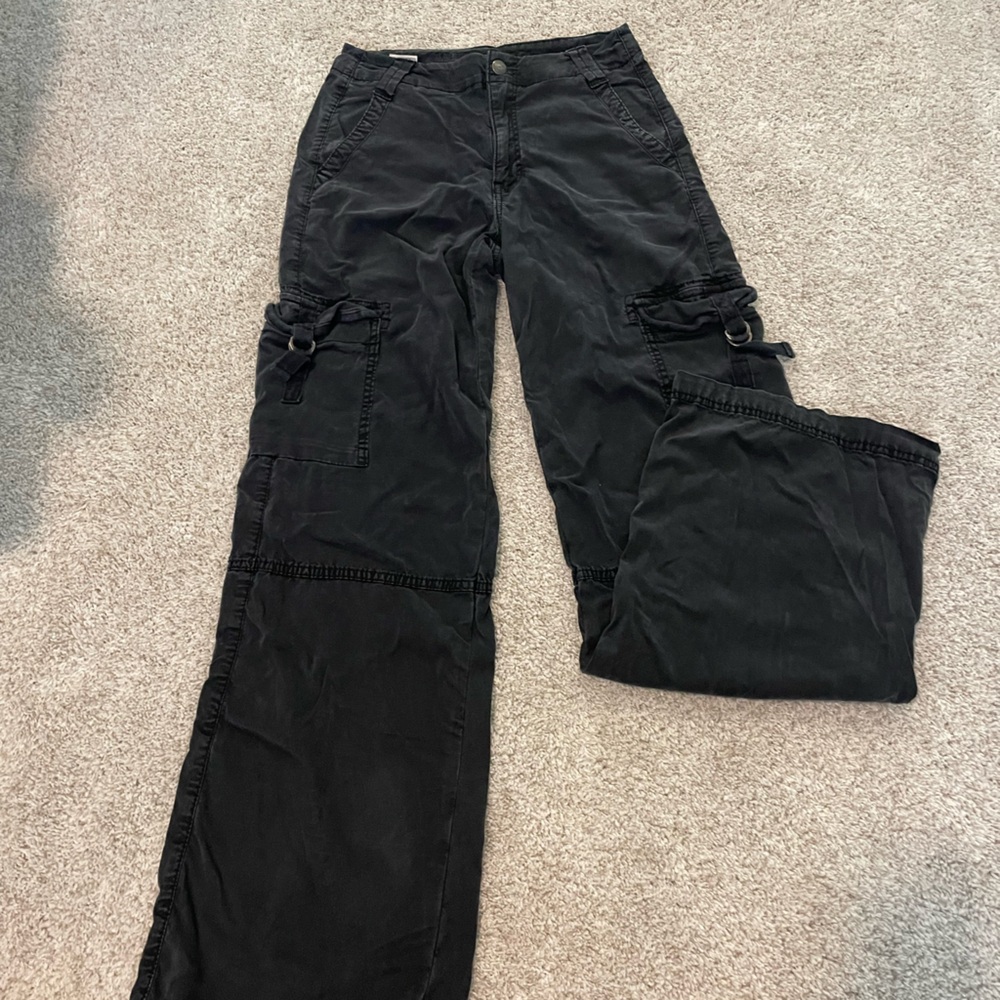 American eagle black womens cargo Pants
